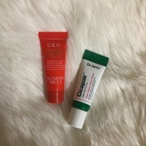 Sunday Riley CEO Serum Dr Jart Camp Drops